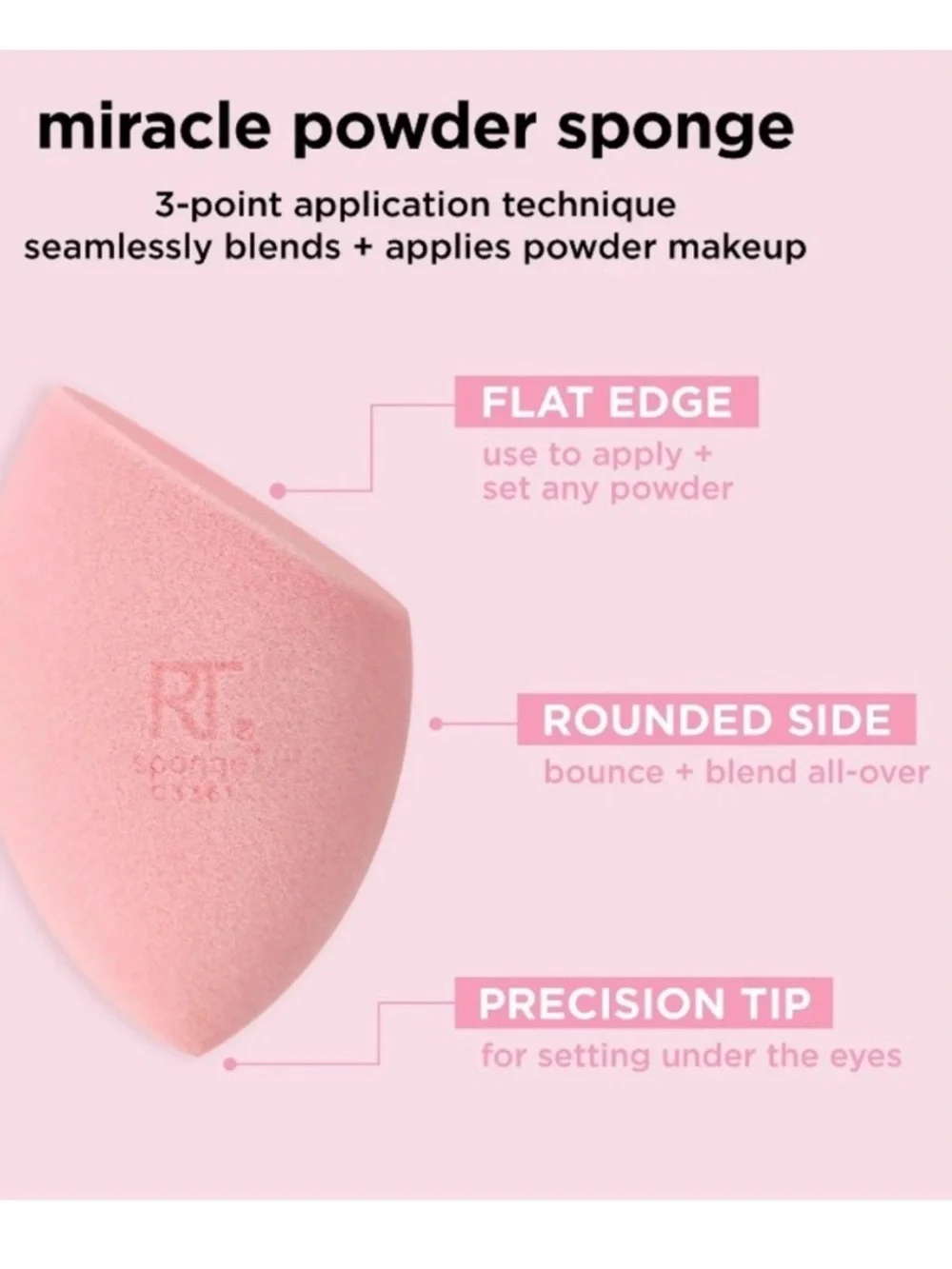 💞 New Real Techniques Iconic Blend & Set Miracle Makeup Sponge Duo